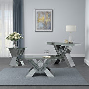 Sofa table in mirrored v-shape by Coaster additional picture 2