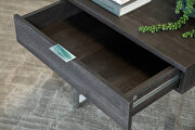 End table modern design with a rustic flair additional photo 2 of 3