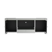Silver / chrome / mirrored TV stand by Coaster additional picture 6