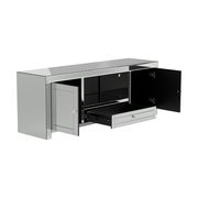 Silver / chrome / mirrored TV stand by Coaster additional picture 9