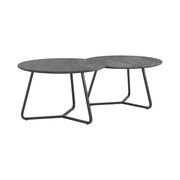 2pcs casual style gray round coffee table set by Coaster additional picture 4