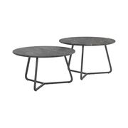 2pcs casual style gray round coffee table set by Coaster additional picture 6