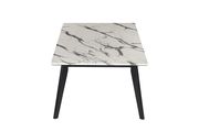 Faux marble black / white modern coffee table by Coaster additional picture 3