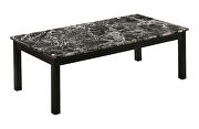 Black faux marble top 3 pc set by Coaster additional picture 2