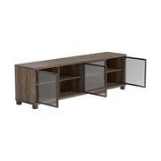 71 inch TV console in aged walnut by Coaster additional picture 10