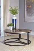 Walnut modular 3pcs divided coffee table by Coaster additional picture 2