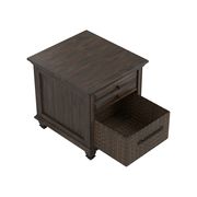 Weathered burnish brown coffee table w/ drawers by Coaster additional picture 4