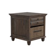 Weathered burnish brown coffee table w/ drawers by Coaster additional picture 8