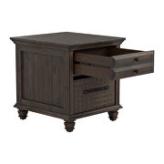 Weathered burnish brown end table by Coaster additional picture 3