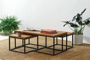 Nesting industrial style coffee table set by Coaster additional picture 5