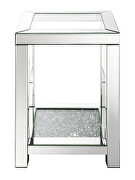 Clear glass top square design end table by Coaster additional picture 3