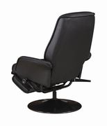 Black simple casual style recliner chair by Coaster additional picture 3