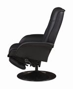 Black simple casual style recliner chair by Coaster additional picture 4