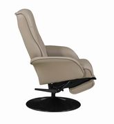 Beige leatherette recliner chair by Coaster additional picture 5