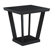 Black finish 3-piece occasional set with open shelves by Coaster additional picture 4