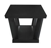 Black finish 3-piece occasional set with open shelves by Coaster additional picture 7