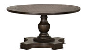 Coffee finish round top and pedestal base coffee table by Coaster additional picture 2
