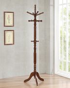 Traditional cappuccino coat rack additional photo 2 of 1