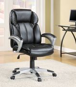 Transitional black office chair by Coaster additional picture 2