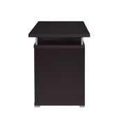 Contemporary cappuccino computer desk additional photo 5 of 8