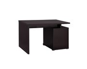 Office desk with drawer in cappuccino by Coaster additional picture 2