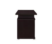 Office desk with drawer in cappuccino additional photo 3 of 8