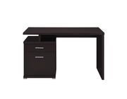 Office desk with drawer in cappuccino by Coaster additional picture 6