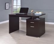 Office desk with drawer in cappuccino by Coaster additional picture 9