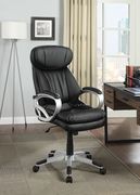 Casual black office chair by Coaster additional picture 2