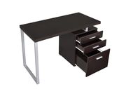 Contemporary cappuccino writing desk by Coaster additional picture 3