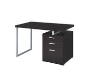 Contemporary cappuccino writing desk by Coaster additional picture 4