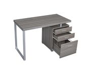 Contemporary weathered light grey writing desk by Coaster additional picture 2