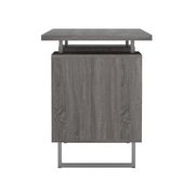 Office desk in weathered gray by Coaster additional picture 5