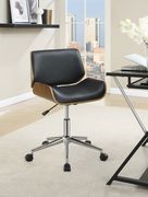 Modern black office chair additional photo 3 of 2
