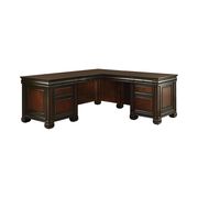 Tate traditional espresso executive desk by Coaster additional picture 3