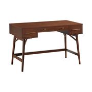 Transitional walnut writing desk by Coaster additional picture 2