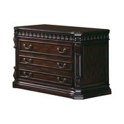 Tucker traditional rich brown executive desk additional photo 5 of 9