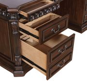 Tucker traditional rich brown executive desk by Coaster additional picture 6