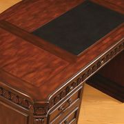 Tucker traditional rich brown executive desk by Coaster additional picture 10