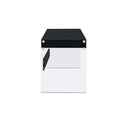 Contemporary glossy black writing desk by Coaster additional picture 4