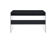 Contemporary glossy black writing desk by Coaster additional picture 6