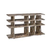 Rustic salvaged cabin low-profile bookcase by Coaster additional picture 6