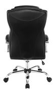 Office chair in black leatherette on wheels by Coaster additional picture 3