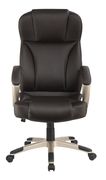 Office chair in dark brown leatherette by Coaster additional picture 4