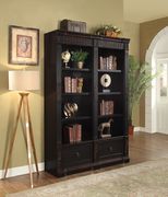 Rowan traditional black and espresso desk by Coaster additional picture 12