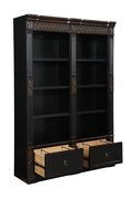 Rowan traditional black and espresso desk by Coaster additional picture 6