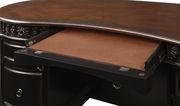 Rowan traditional black and espresso desk by Coaster additional picture 9
