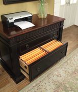 Traditional black and espresso file cabinet by Coaster additional picture 5