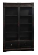 Traditional black and espresso bookcase by Coaster additional picture 3