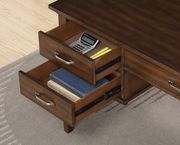 Craftsman golden brown office desk by Coaster additional picture 9